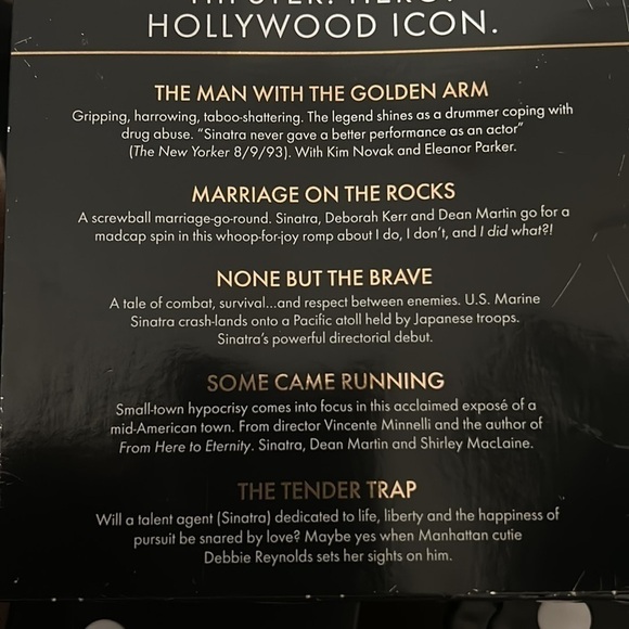 🆕 Movies Frank Sinatra Bundle (5) collection in set  NWOT - Picture 3 of 3